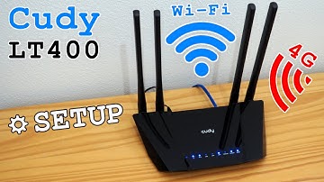 Cudy LT400 4G Router Wi-Fi • Unboxing, installation, configuration and test