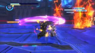 Transformers: Devastation - Shockwave and Megatron Fight (PC, short clip)