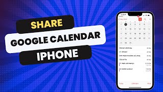 How to Share Google Calendar on iPhone screenshot 3