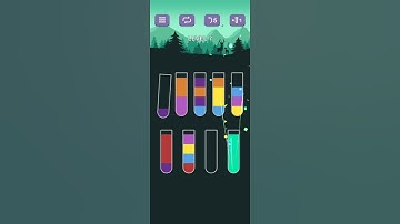 water sort puzzle game 6 to 7 Laval complet #gaming #gameplay #gamer #youtubeshorts #india #game