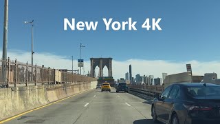 4K New York - Driving tour Manhattan \& Brooklyn, ( Brooklyn Bridge ), Monday, Sep 8, 2025