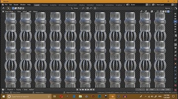 Blender 2.81-  balustrade modeling  |architecture material design|  #3