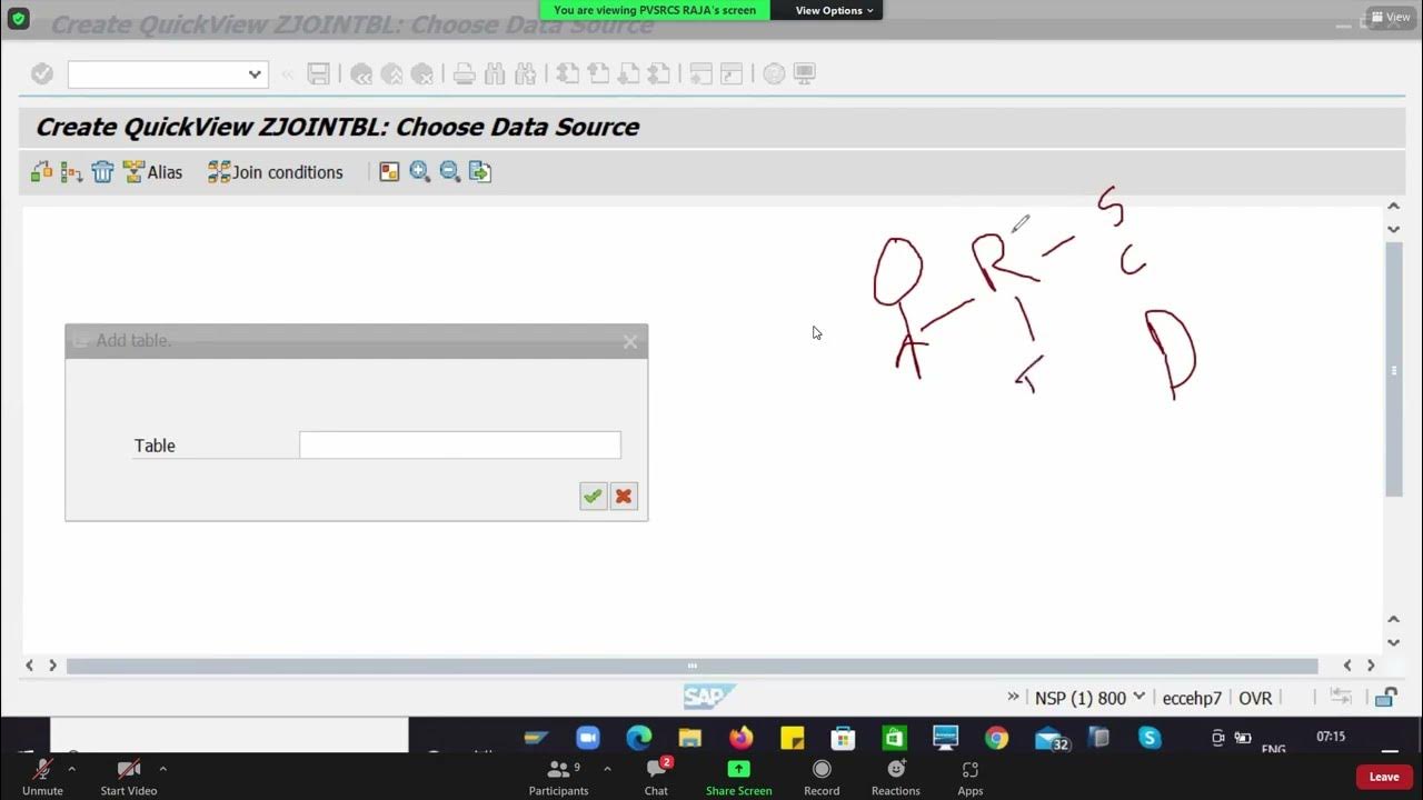 SQVI Report Table Joining YouTube