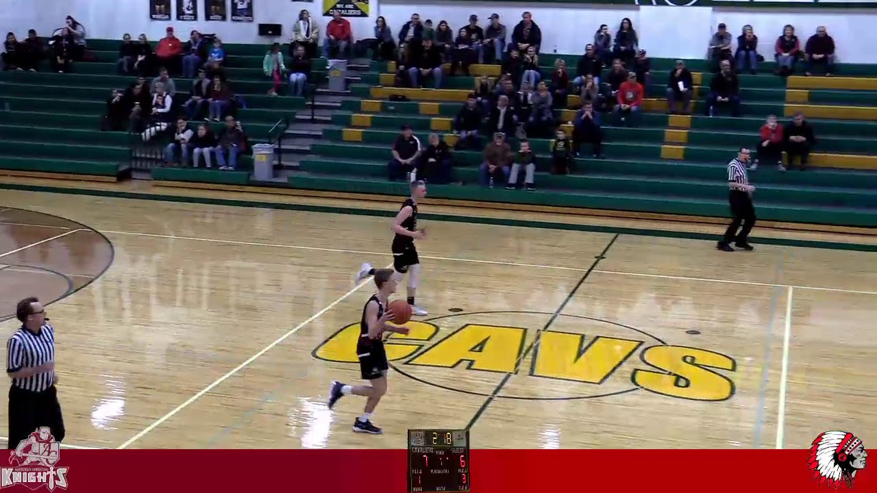 2020 01 04 JV Boys Knights v Sisseton Redmen YouTube