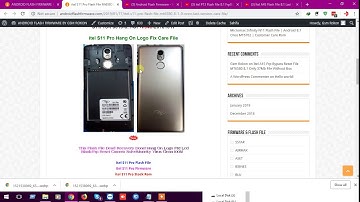 itel S11 Pro Flash File Mt6580 8.1.0 Oreo (V040) Last Version Care File