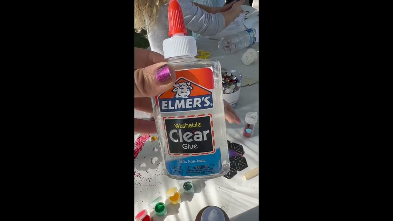 Elmer's Washable Clear Glue Demo And Review YouTube