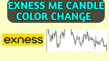 Exness Me Candle Ka Colour Kaise Change Kare? How To Change Candle Colour In Exness?