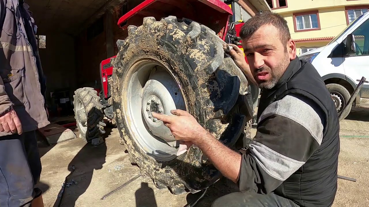 Hattat 240S 4x4 Traktör jant aralarını Genişletme / Traktör Arka Aks araları Nasıl genişletilir