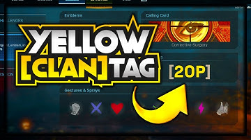 How To Get A Yellow Clan Tag In Modern Warfare Season 2 Regiments (Tutorial)