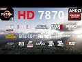 HD 7870 Test in 17 Games