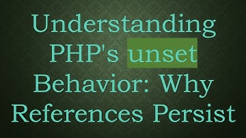 Understanding PHP