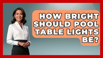How Bright Should Pool Table Lights Be? - Billiards Hustlers