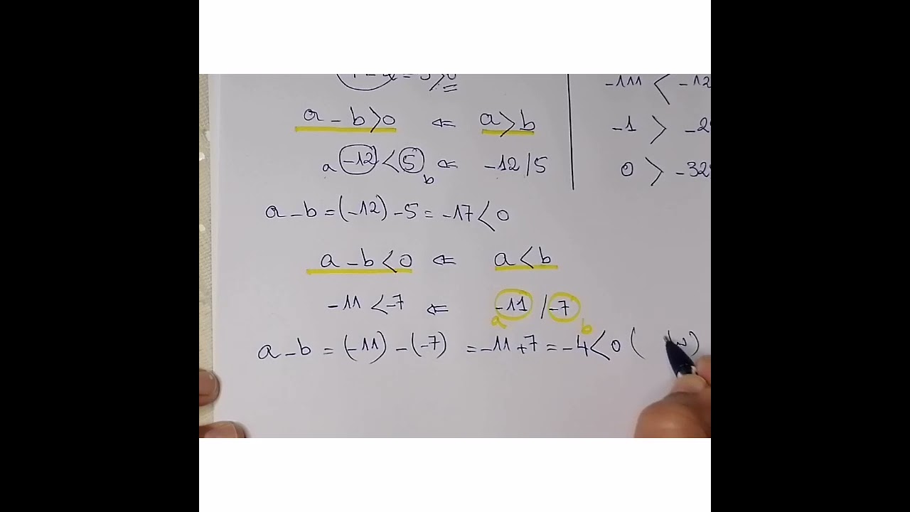8اساسي : المقارنة في  la comparaisons dans Z