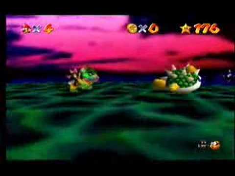 Gameshark code: Bowser fights Bowser in Super Mario 64
