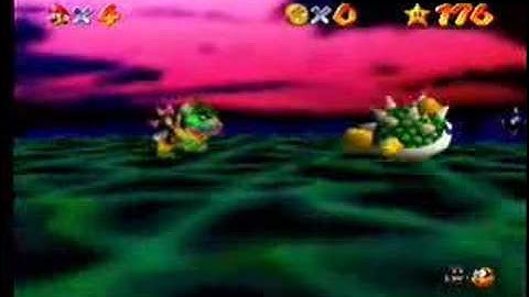 Gameshark code: Bowser fights Bowser in Super Mario 64
