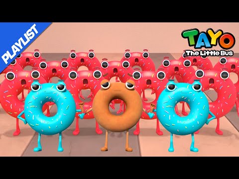 [PLAYLIST💿] Learn Colors Song l Tayo the Little Bus | No No I'm Special Donuts!