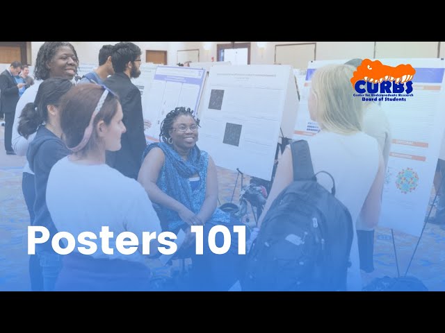 Posters 101 - UF CURBS Workshop, Fall 2022