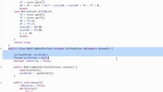 Android Application Development Tutorial   125   Setting up a Accelerometer class   YouTube