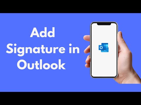 How To Add Signature In Outlook On Iphone