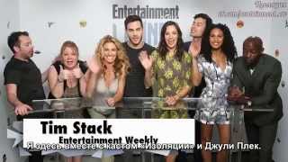 Working on ‘Containment’ turned the cast into germaphobes [rus sub]