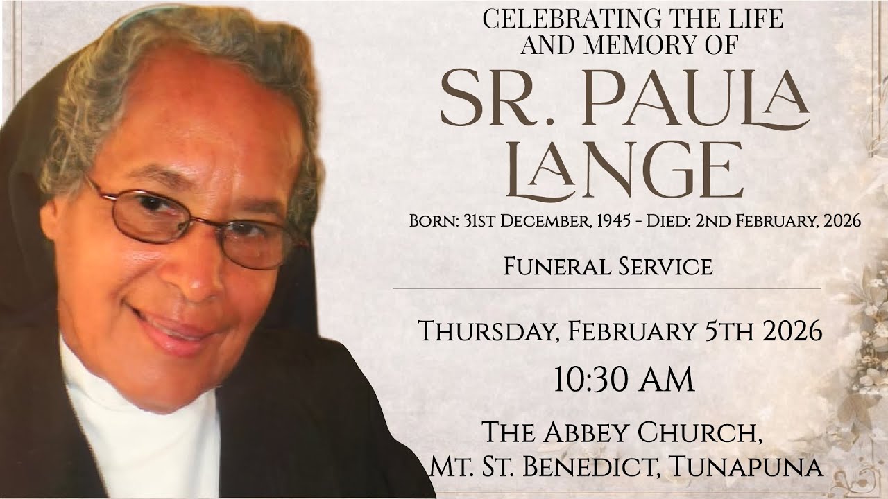 The Funeral Service of Sr. Paula Lange - YouTube