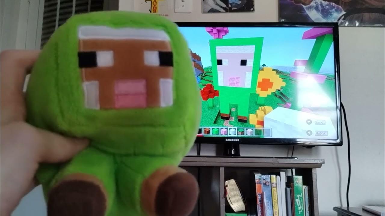 how to build a sheep statue in Minecraft house in one YouTube