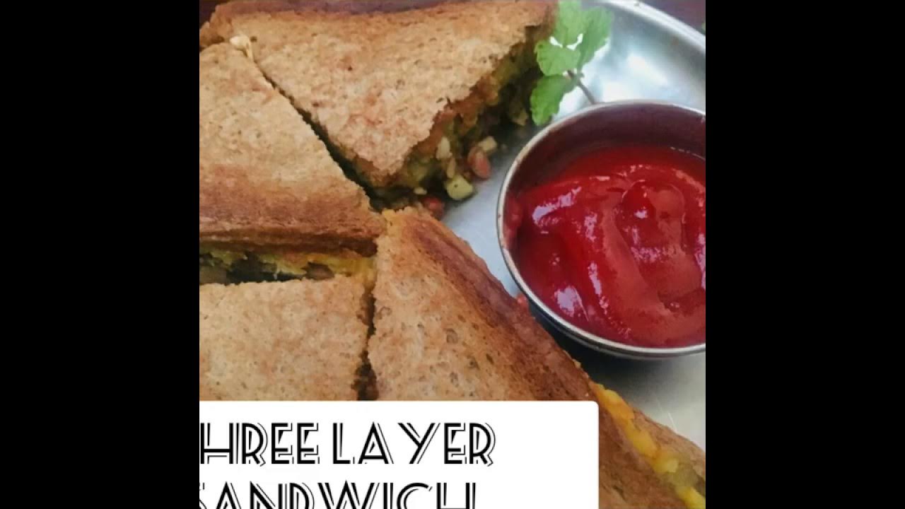 Easy Healthy Sandwich Three Layer Sandwich Sandwich without Sandwich