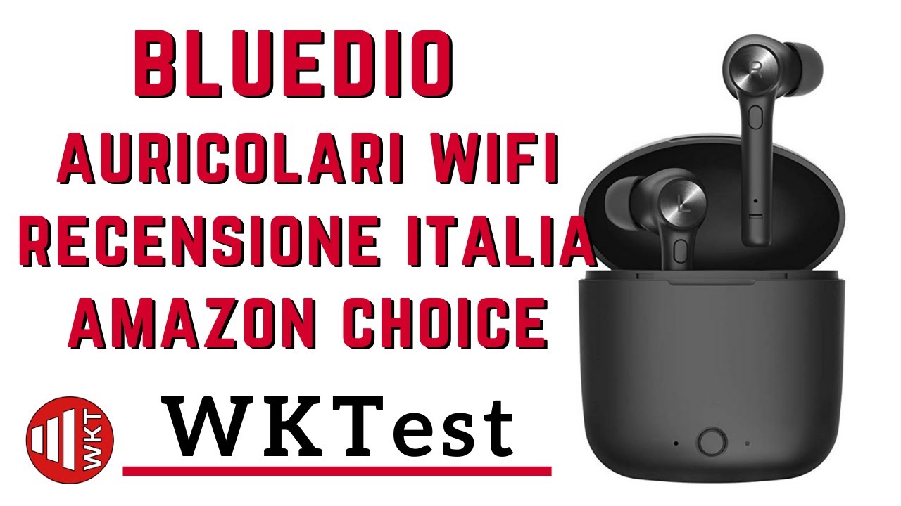 RECENSIONE AURICOLARI BLUEDIO wifi - bluetooth - amazon - YouTube