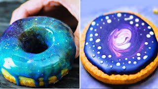 DIY Galaxy Design Dessert Ideas | 8 Awesome Galaxy Desserts | Galaxy Cake Decoration & more screenshot 1