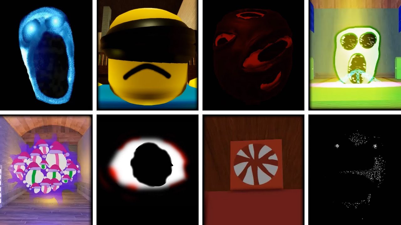 ALL NEW Fanmade Entity Jumpscares Roblox Doors Floor 2 YouTube