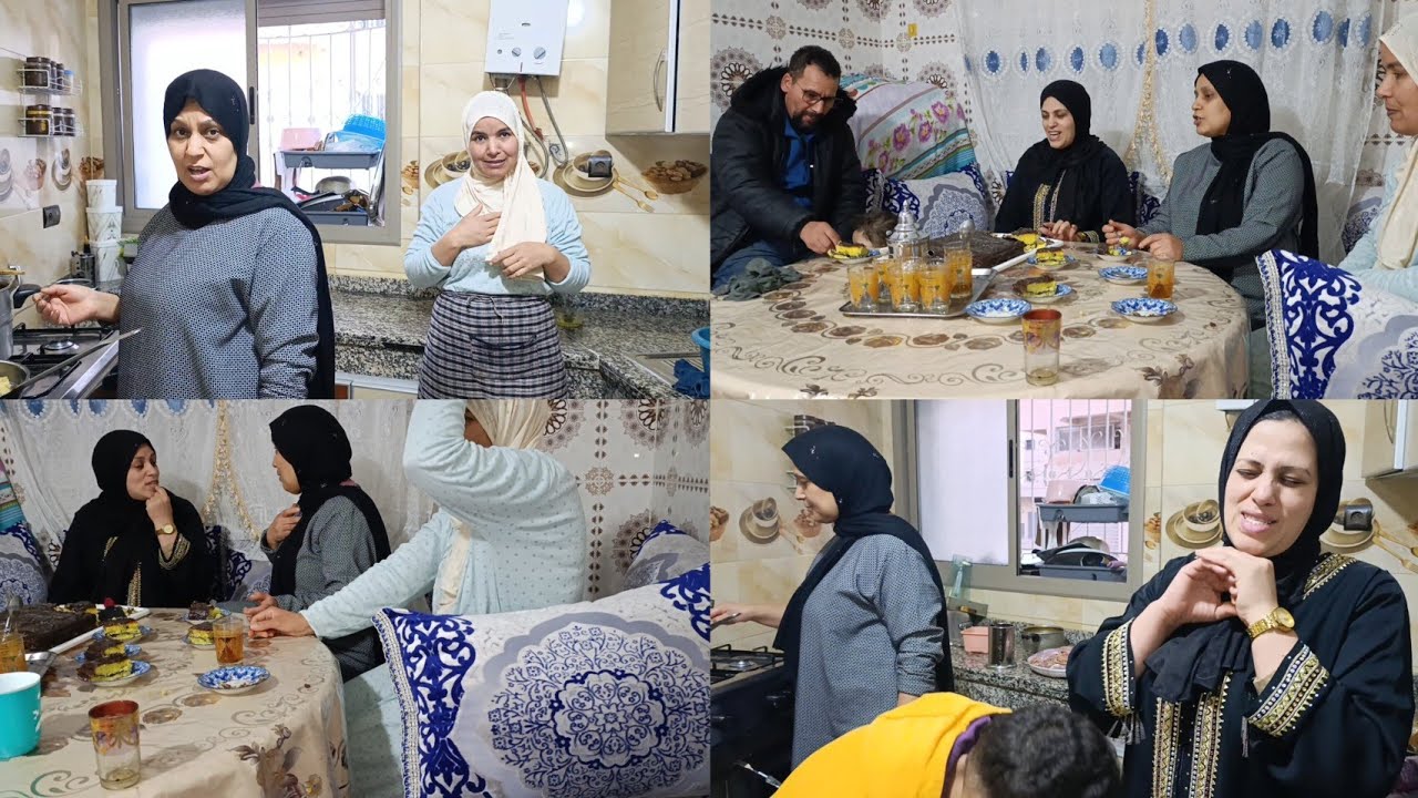 البنات تجمعوا وجاو لدار مهوم حليمة بهيجة نوضاتها 🤔معاهم تقربلات الله يخرج هذا الفطور على خير 🙆🏼‍♀️😱