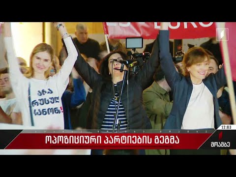 ოპოზიციური პარტიების გეგმა