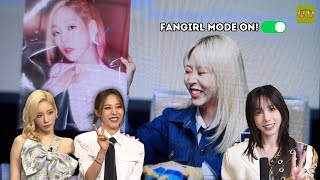 MOONBYUL FANGIRLING OVER TAEYEON