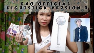 UNBOXING EXO LIGHTSTICK VERSION 3 W/ENG SUB