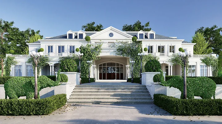 CGsorealCom Realistic Day Villa Case D5 Render