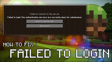 How To Fix : Failed To Login: Authentication Servers Are Currently Down For Maintenance