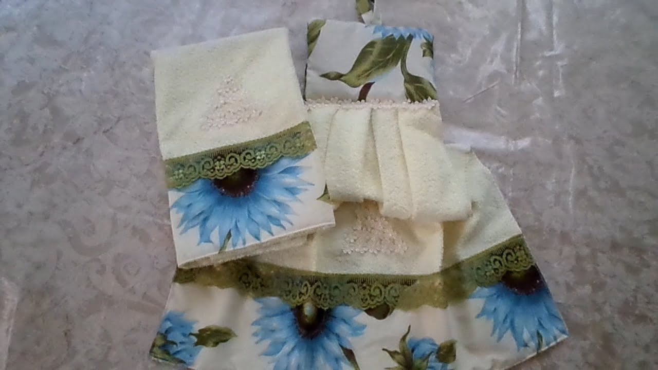 تزيين فوط ومناشف المطبخ /اكسسوارات المطبخ