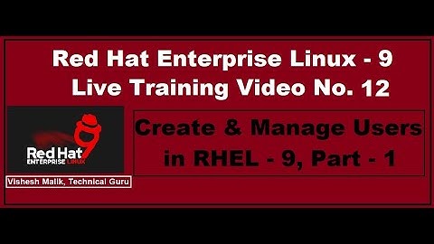 Complete User Management in RHEL - 9, Part - 1 | Create & Manage Users in Linux