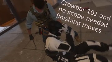 Crowbar 101 And No scope needed finishing moves--MW2 finishing moves