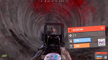 When you die from bleeding in Rust #rust #shorts