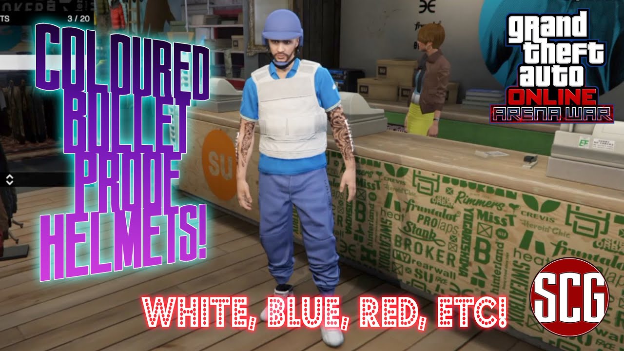 GTA 5 Online **PATCHED** COLOURED BULLET PROOF HELMETS! (PS4 ONLY
