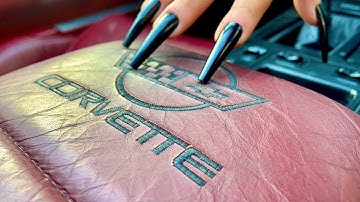 ASMR: Corvette Build Up Tapping & Scratching inside & outside car