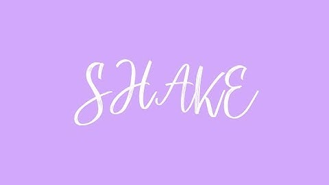 Shake Transition - SVP Tutorial