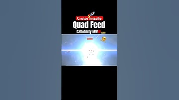 MW3 Cruise Missile Quad Feed #codmw3gameplay #callofduty #gamingvideo #gameclips #killstreak   #cod