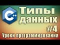 Типы данных в C++. C++ для начинающих. Урок #4.