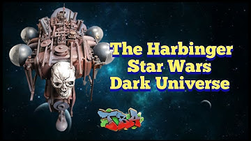 The Harbinger. Scratch built spaceship. #howto #scratchbuild #starwars