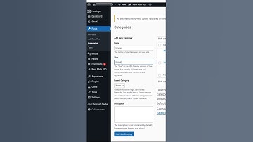 How to create category in WordPress site| #wordpress #blogging #bloggingtipsforbeginners