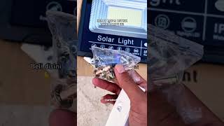 Hemat bayar listrik ⁉️ Pakai lampu tenaga surya ini #lamputenagasurya #viral #shorts #fyp