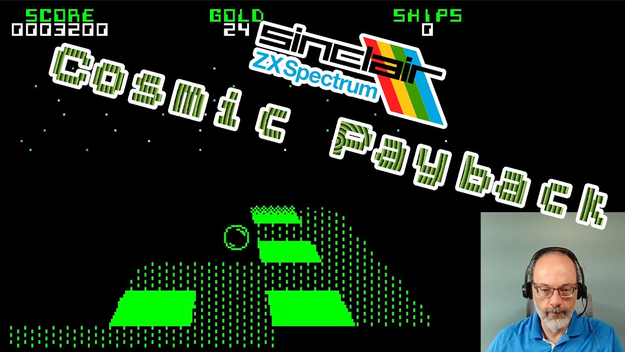 ZX Spectrum Game Play, Cosmic Payback - YouTube