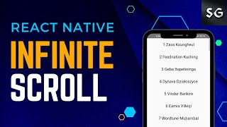 Infinite Scroll in React Native using FlatList | React Native Tutorial
